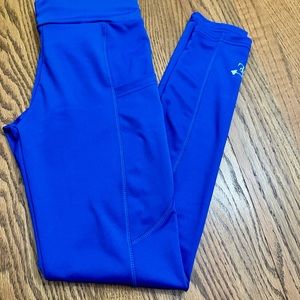 TL Blue full-length leggings with pockets